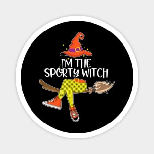 Im He Sporty Witch  Halloween Matching Group Costume Magnet